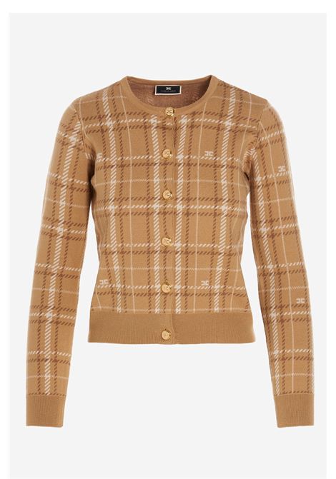 Cardigan Tartan Elisabetta Franchi ELISABETTA FRANCHI | Maglieria | MK62A16E2AC5